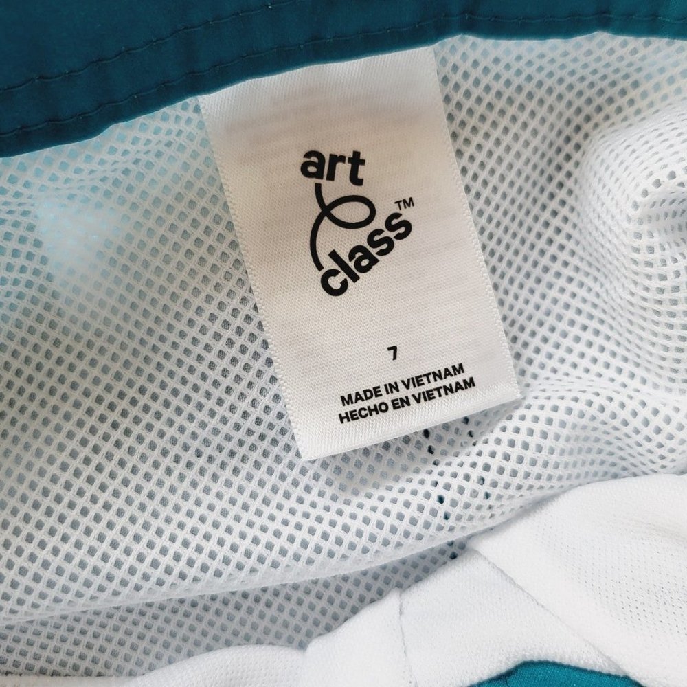 Cat & Jack, Boys' Check Swim Shorts, 3KIDQ-i - Picture 4 of 4